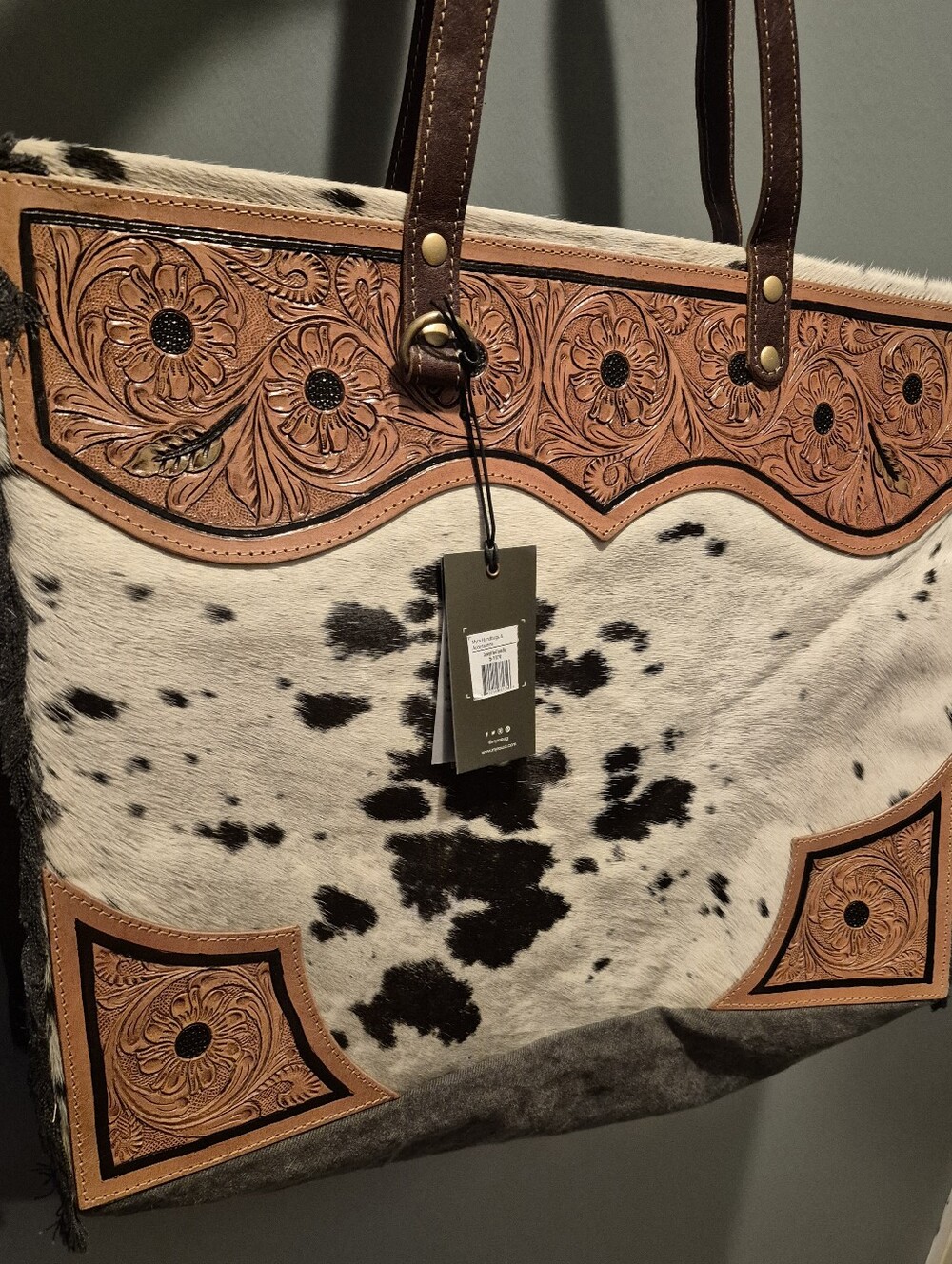 Myra Cartwright Hand-Tooled Bag - Picture 2 of 9